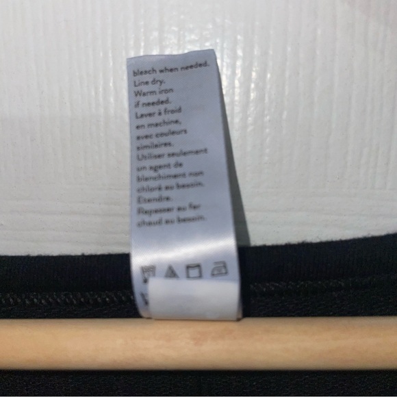 Spanx Black Oversized Perfect Length Crew Neck Sweatshirt 3/4 Sleeve Size‎ Small - Picture 4 of 4